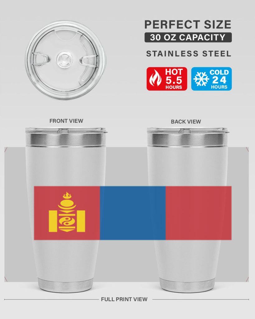 Mongolia 83#- world flags- Tumbler