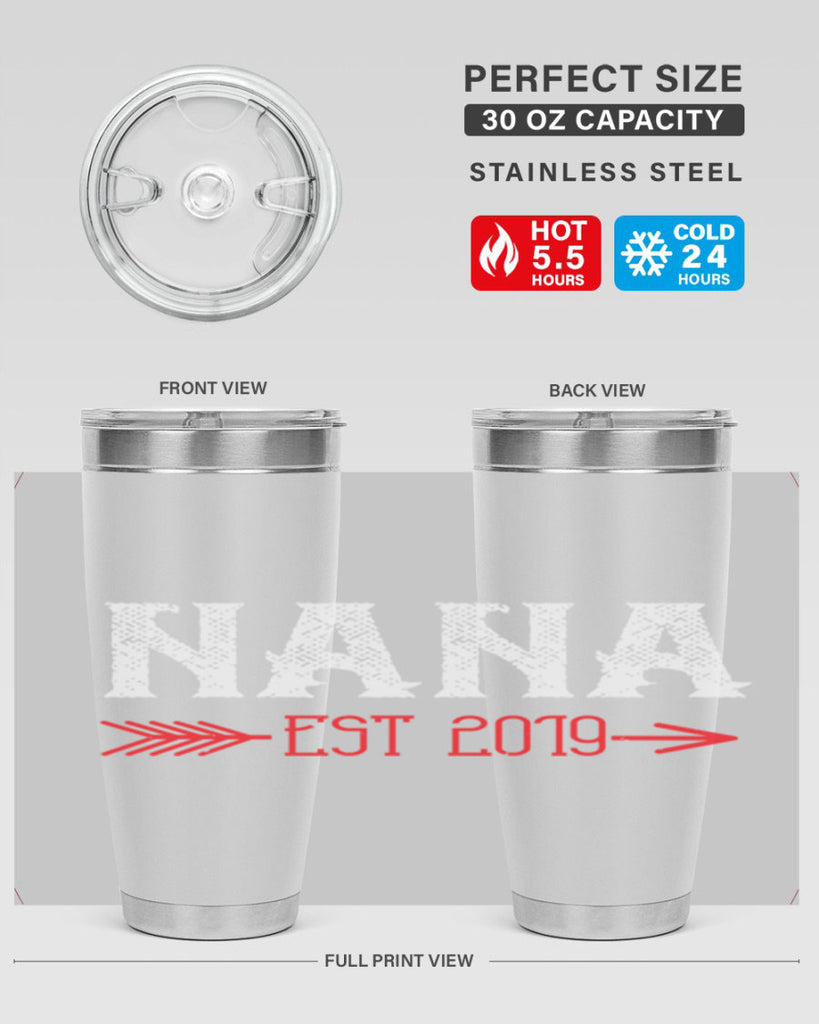 NANA Est 10#- grandma - nana- Tumbler