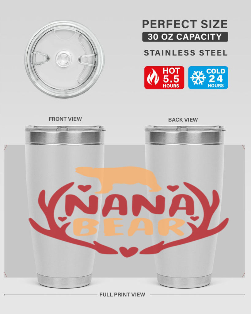 Nana bear 12#- grandma - nana- Tumbler