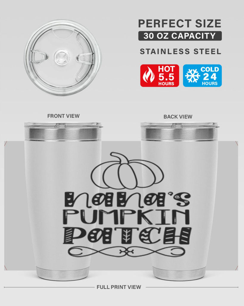 Nana s Pumpkin Patch 439#- fall- Tumbler