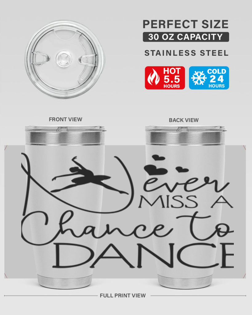 Never Miss a Chance to Dance 62#- ballet- Tumbler