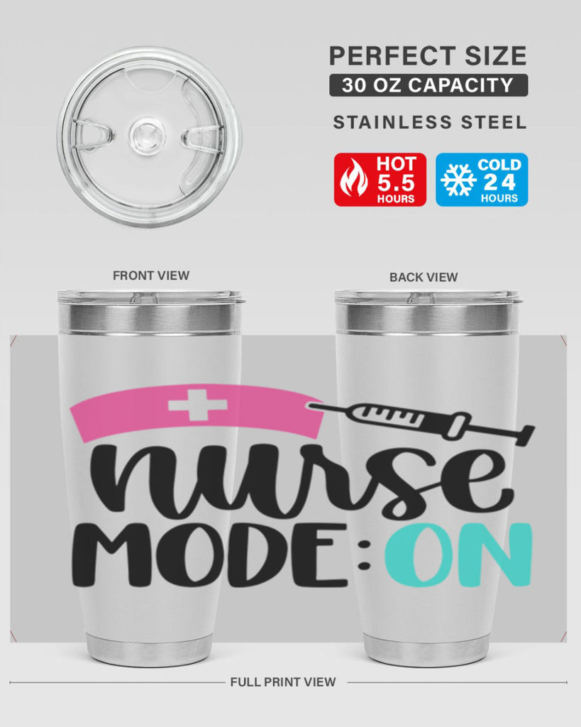 Nurse Mode ON Style Style 102#- nurse- tumbler