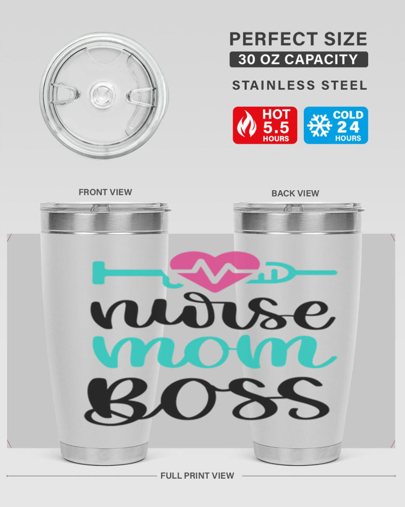 Nurse Mom Boss Style Style 101#- nurse- tumbler