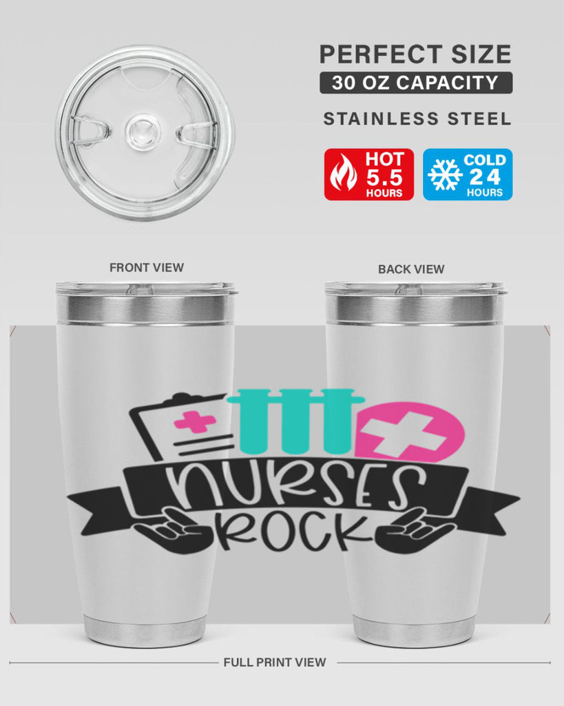 Nurses Rock Style Style 78#- nurse- tumbler
