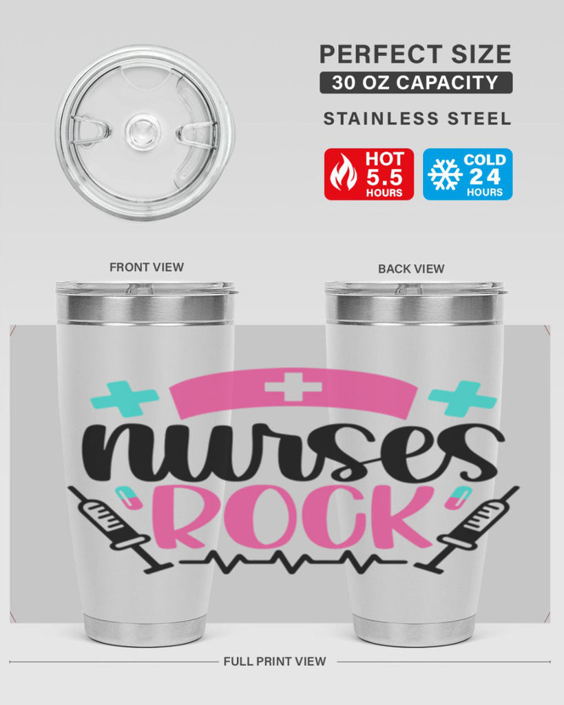 Nurses Rock Style Style 79#- nurse- tumbler