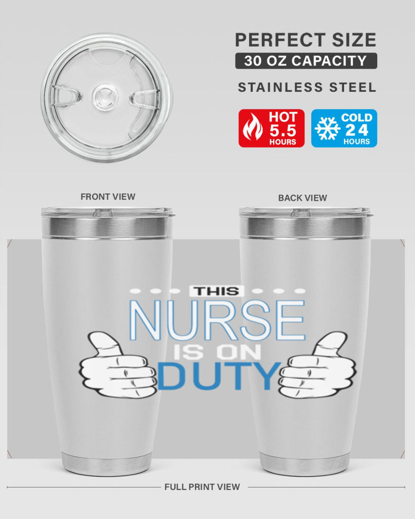 NursetransperntPNG Style 400#- nurse- tumbler