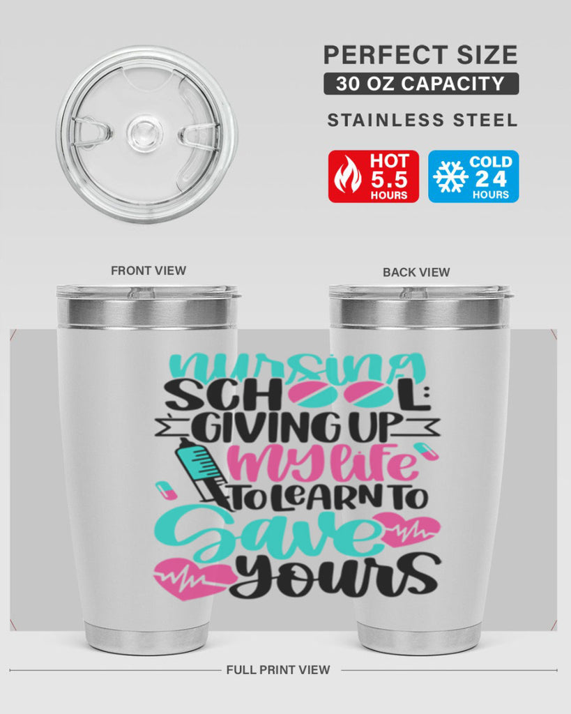 Nursing School Giving Style Style 66#- nurse- tumbler