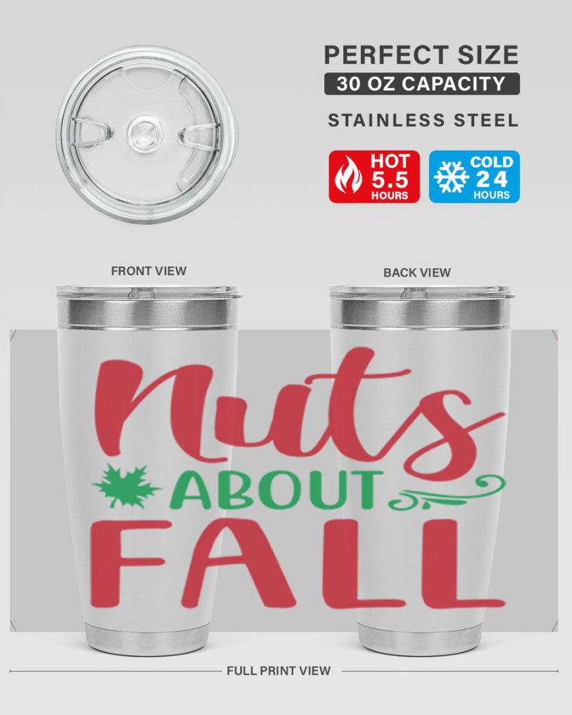 Nuts About Fall 443#- fall- Tumbler