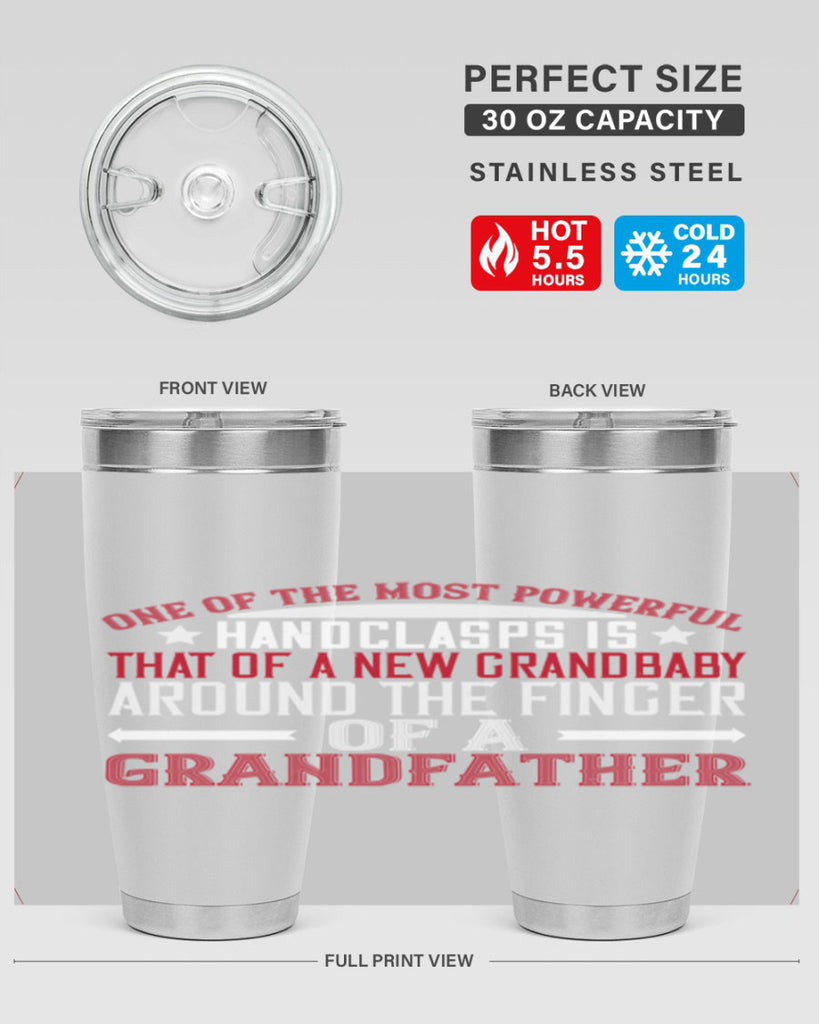 One of the most powerful handclasps 69#- grandpa - papa- Tumbler