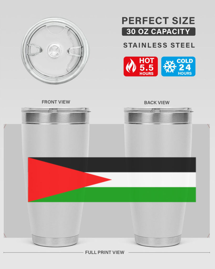 Palestine 64#- world flags- Tumbler