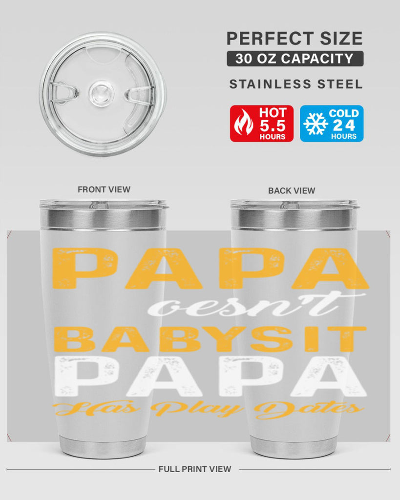 Papa 124#- grandpa - papa- Tumbler