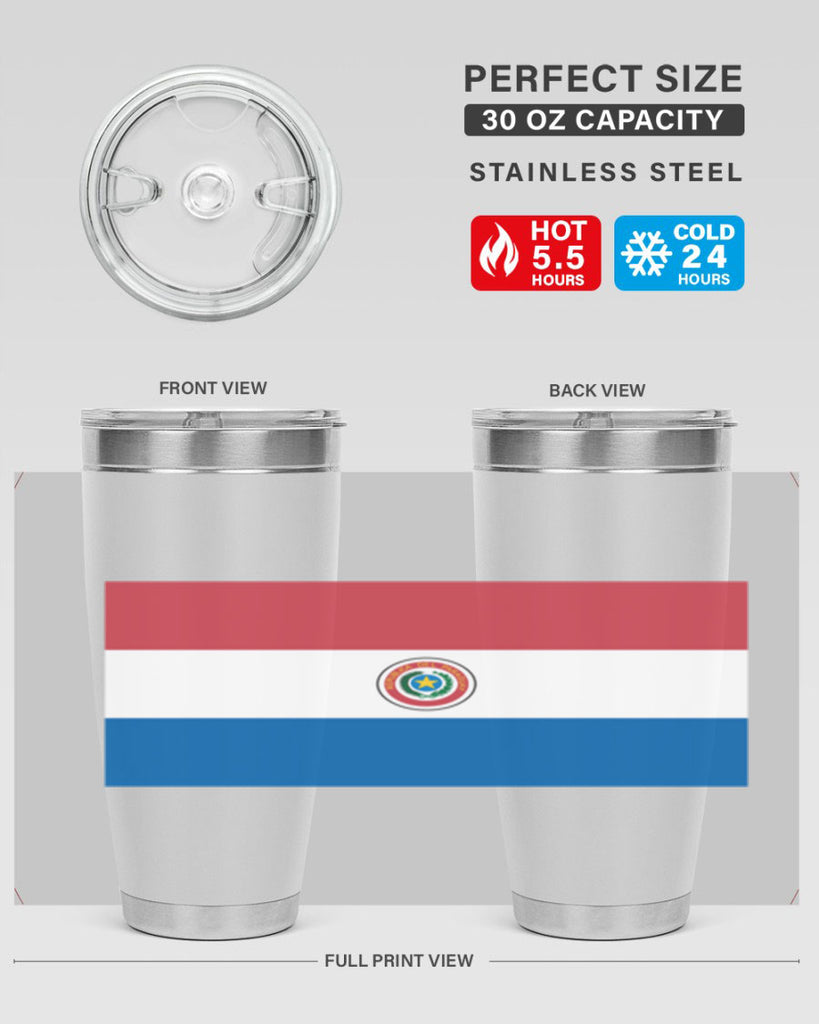 Paraguay 61#- world flags- Tumbler