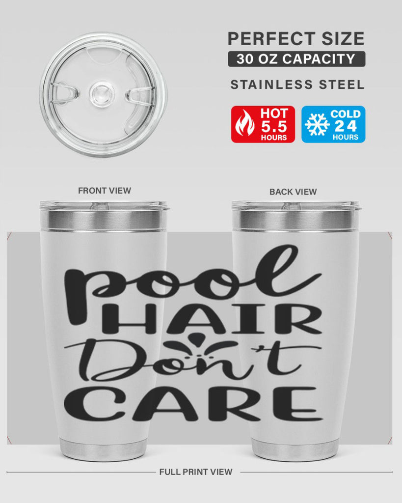 Pool hair dont care 544#- mermaid- Tumbler