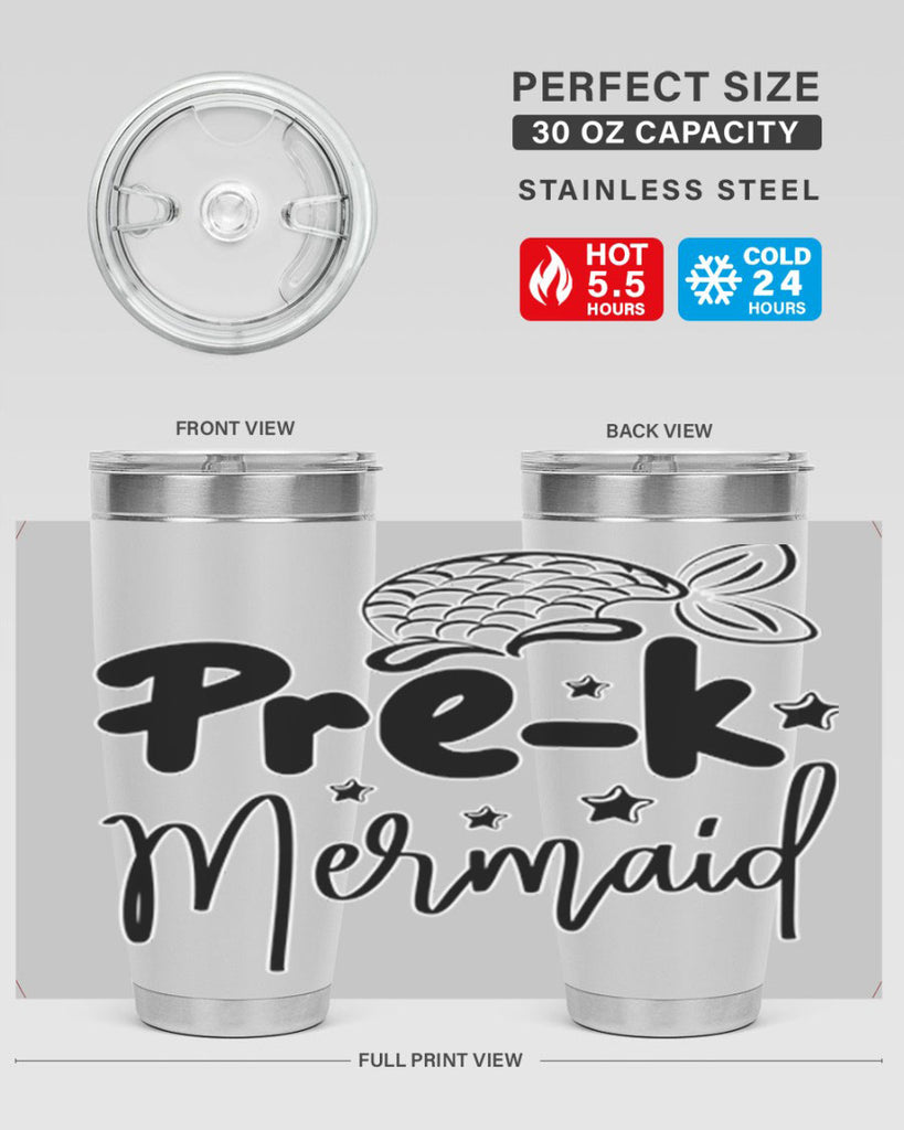 Prek Mermaid 545#- mermaid- Tumbler