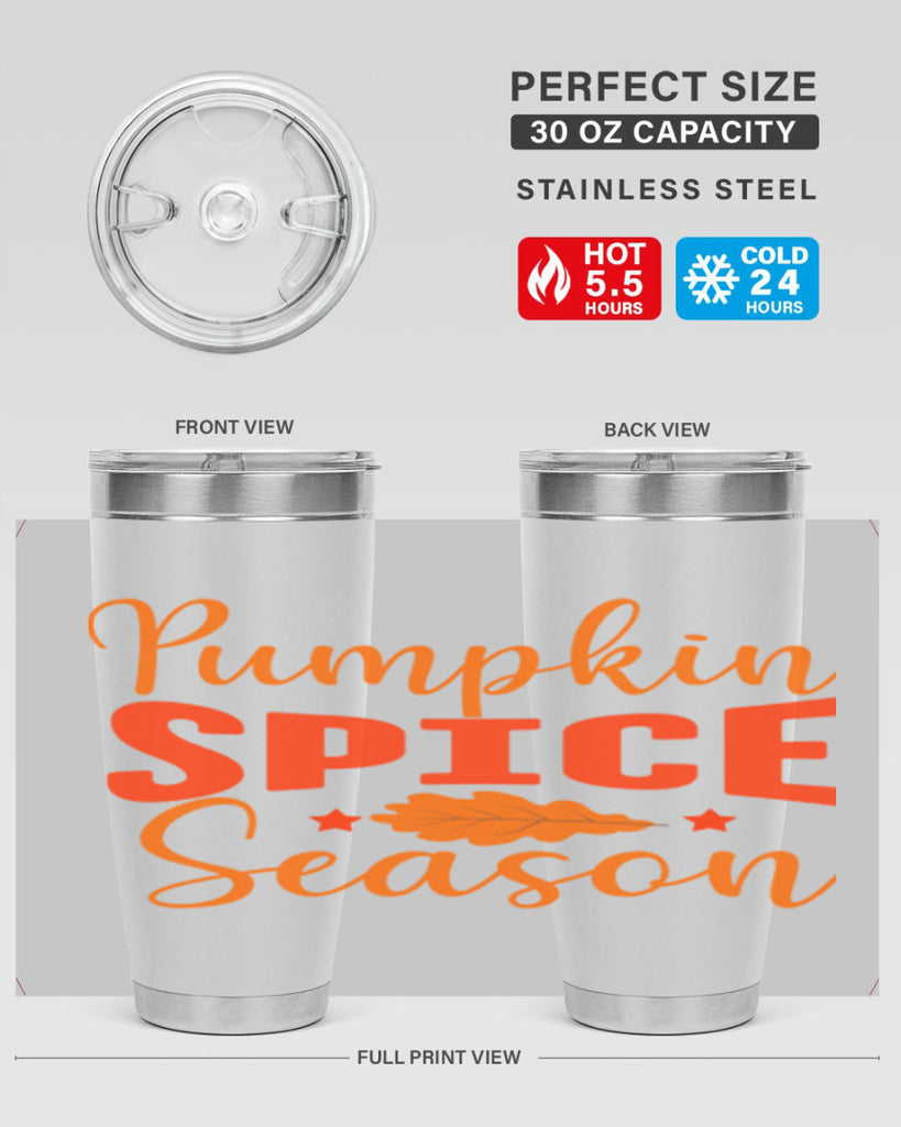 Pumpkin Spice Season Design 557#- fall- Tumbler