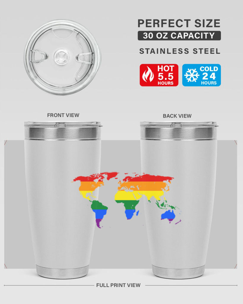 Rainbow World map 3#- lgbt- Tumbler