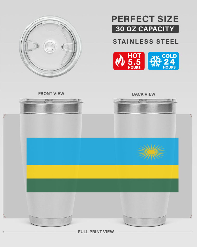 Rwanda 53#- world flags- Tumbler