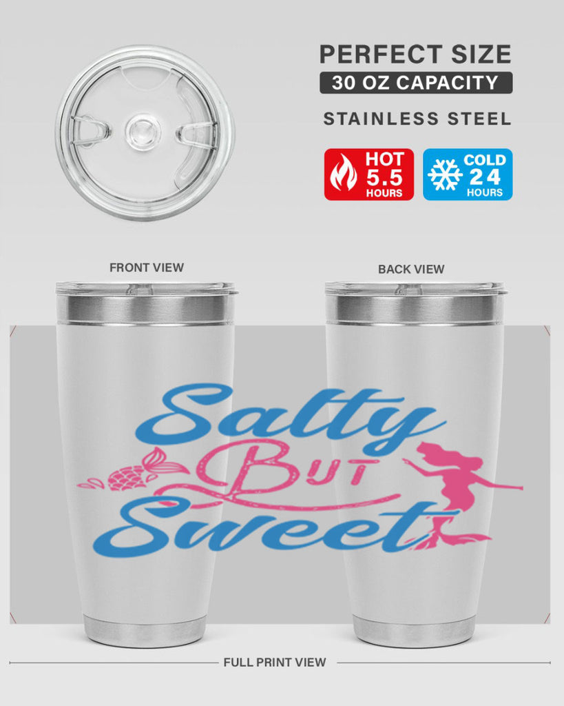 Salty But Sweet 563#- mermaid- Tumbler