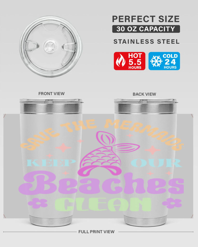 Save The Mermaids Keep Our 577#- mermaid- Tumbler