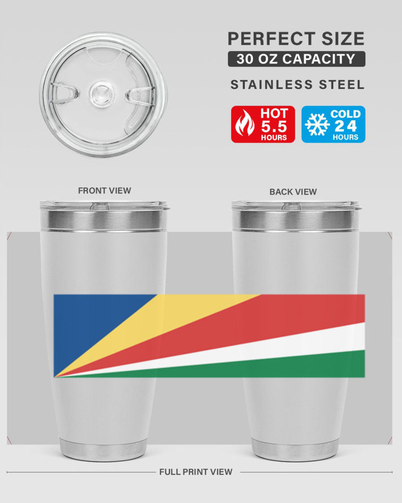 Seychelles 43#- world flags- Tumbler