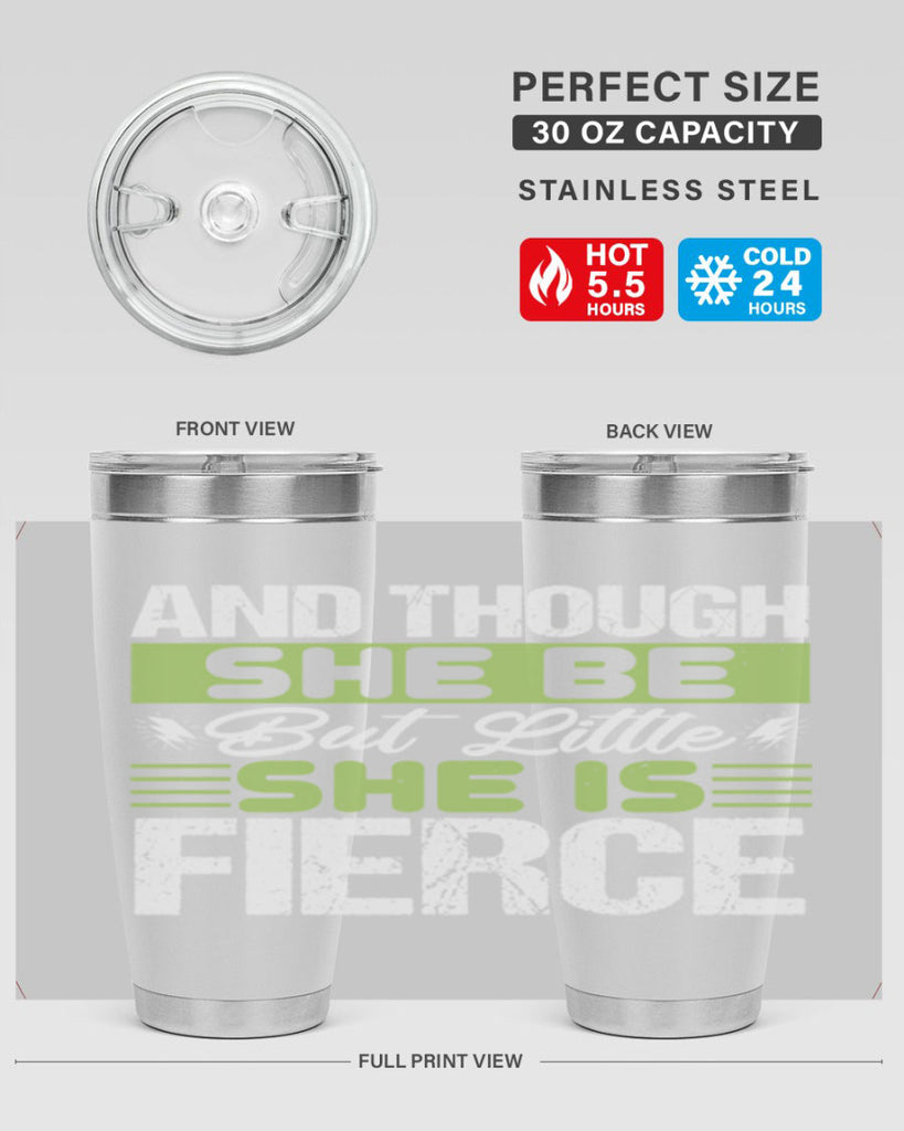 She is little but fierce Style 173#- baby- tumbler