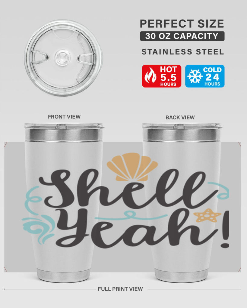 Shell Yeah 592#- mermaid- Tumbler