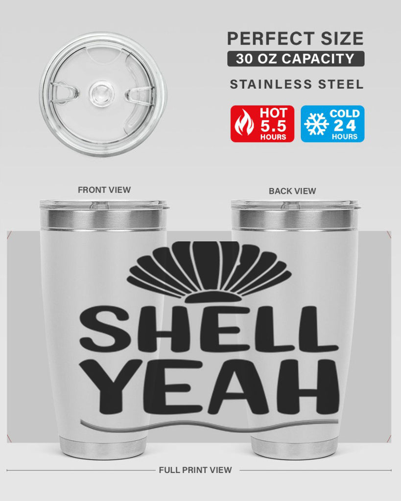 Shell yeah 597#- mermaid- Tumbler