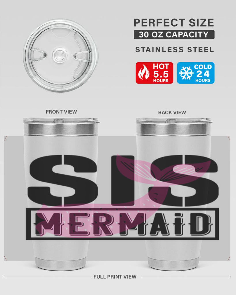 Sis mermaid 599#- mermaid- Tumbler