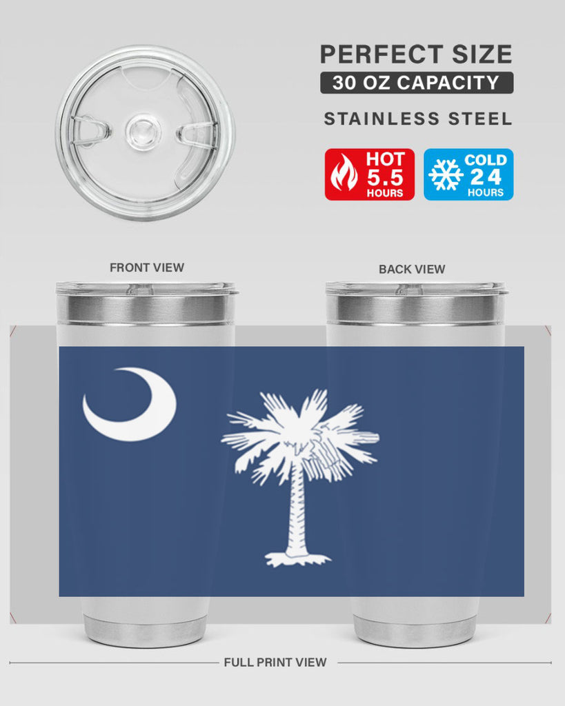 South Carolina 12#- Us Flags- Tumbler