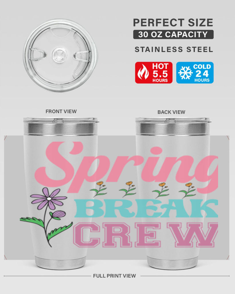 Spring Break Crew  484#- spring- Tumbler