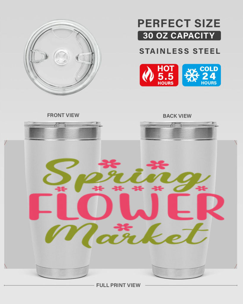 Spring Flower Market 423#- spring- Tumbler