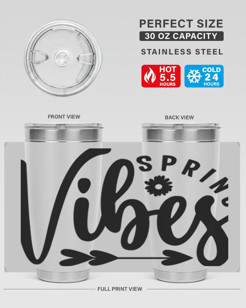 Spring Vibes478#- spring- Tumbler