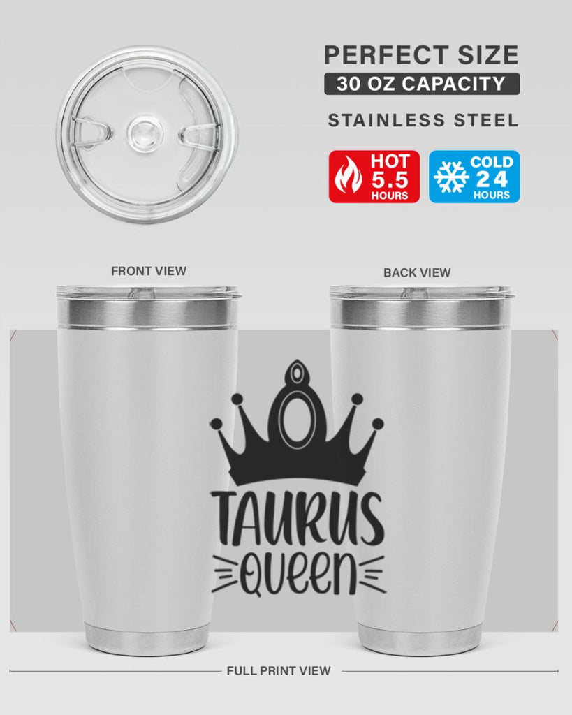 Taurus queen 503#- zodiac- Tumbler