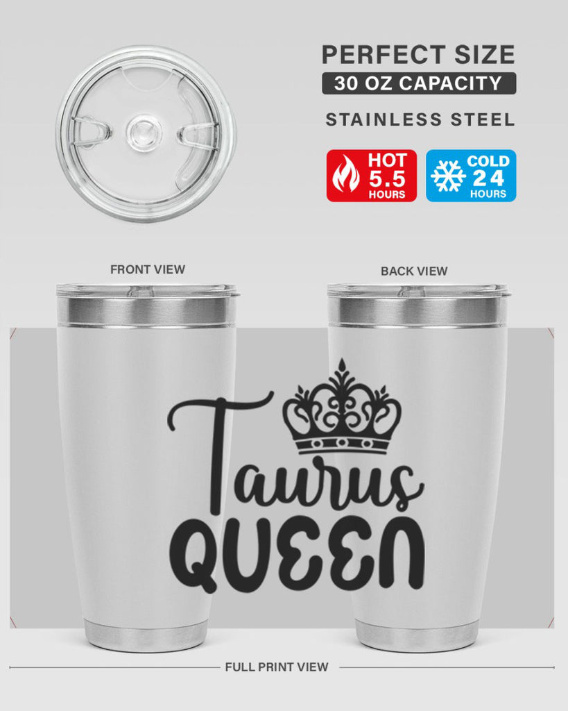 Taurus queen 504#- zodiac- Tumbler