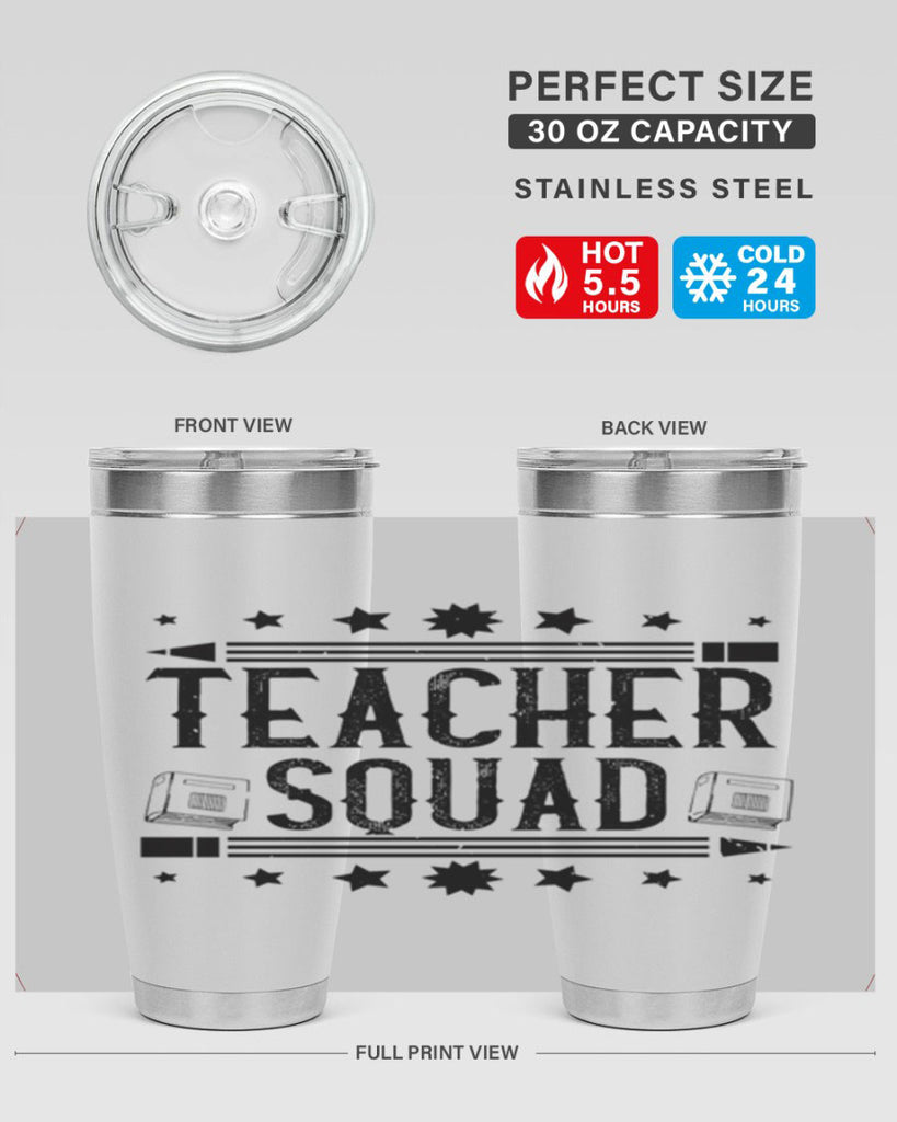 Teacher squad Style 14#- teacher- tumbler