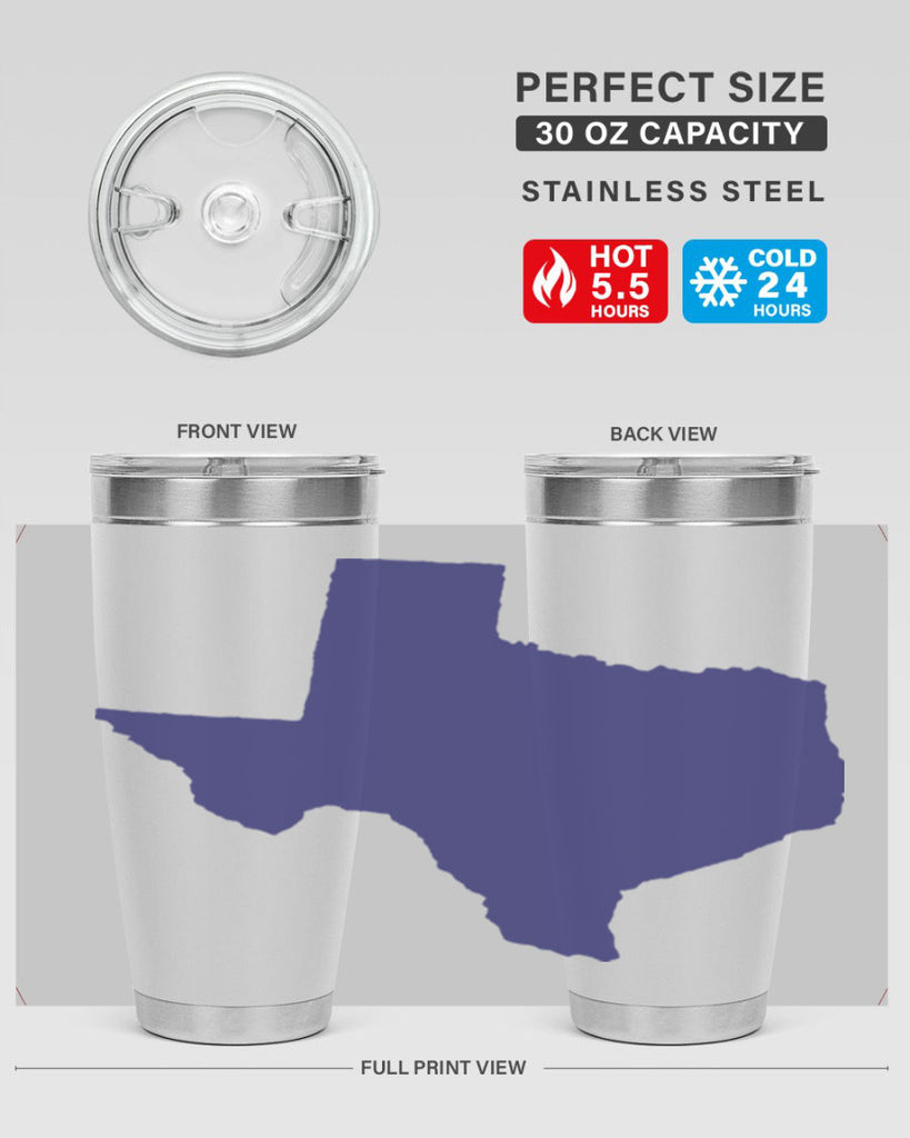 Texas 8#- stateflags- Tumbler