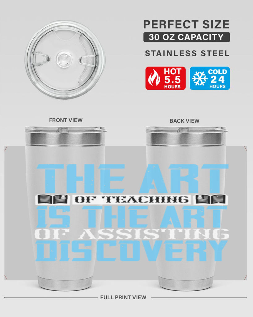 The art of teaching is the art of assisting discovery Style 15#- coaching- tumbler