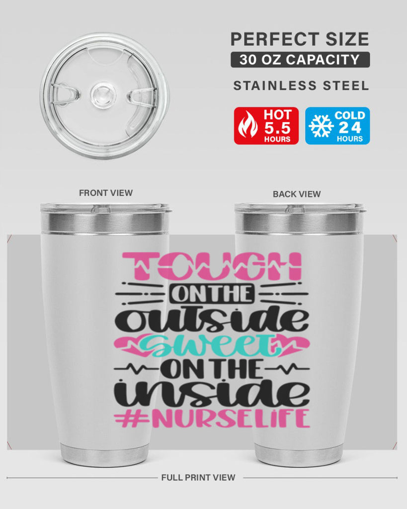 Tough On The Outside Style Style 15#- nurse- tumbler