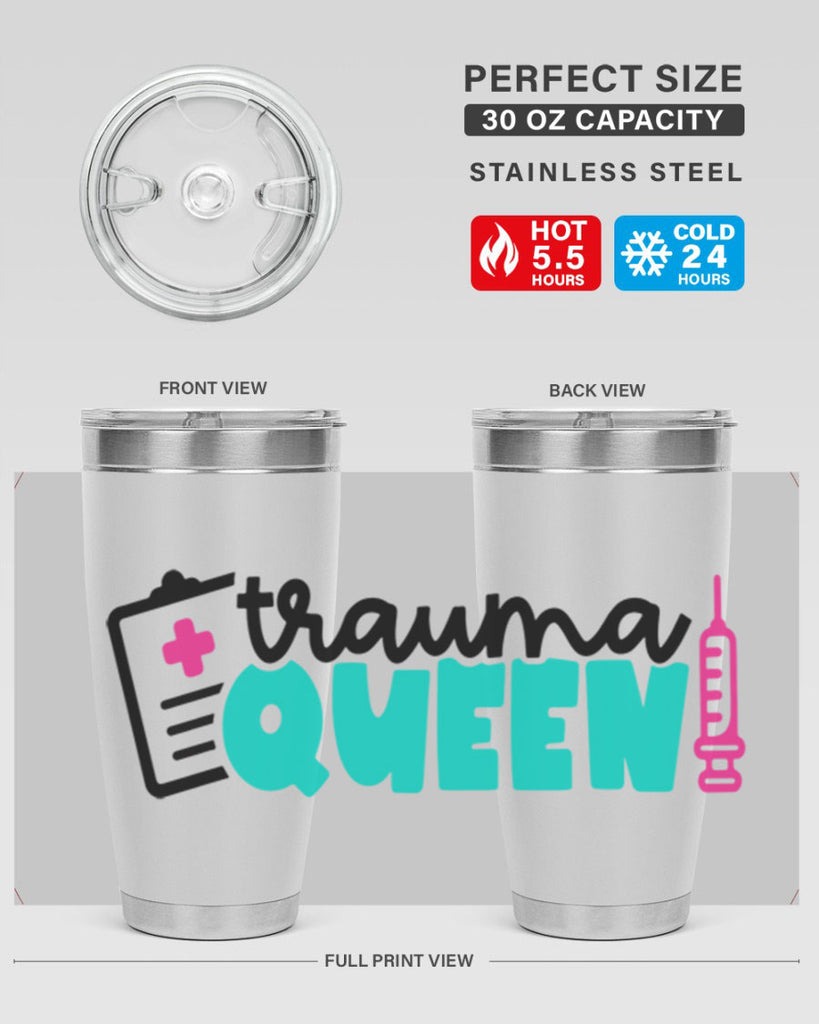 Trauma Queen Style Style 11#- nurse- tumbler