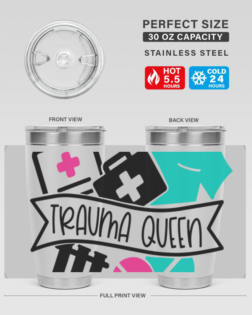 Trauma Queen Style Style 13#- nurse- tumbler