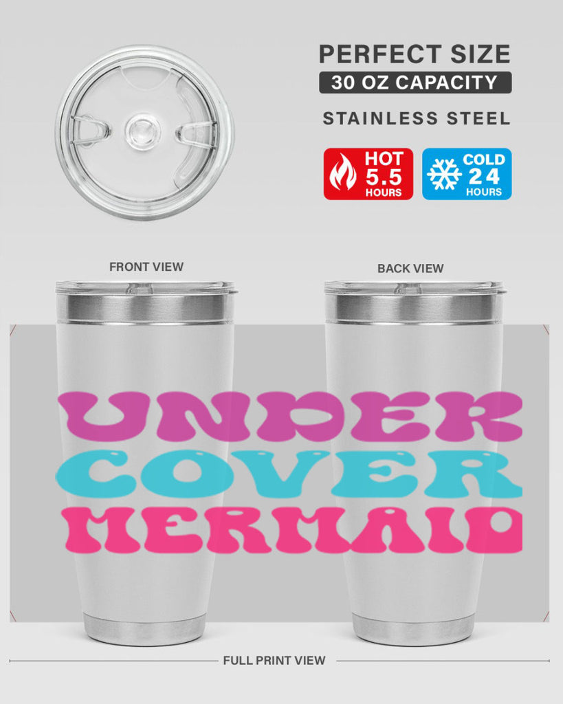 Under Cover Mermaid 635#- mermaid- Tumbler