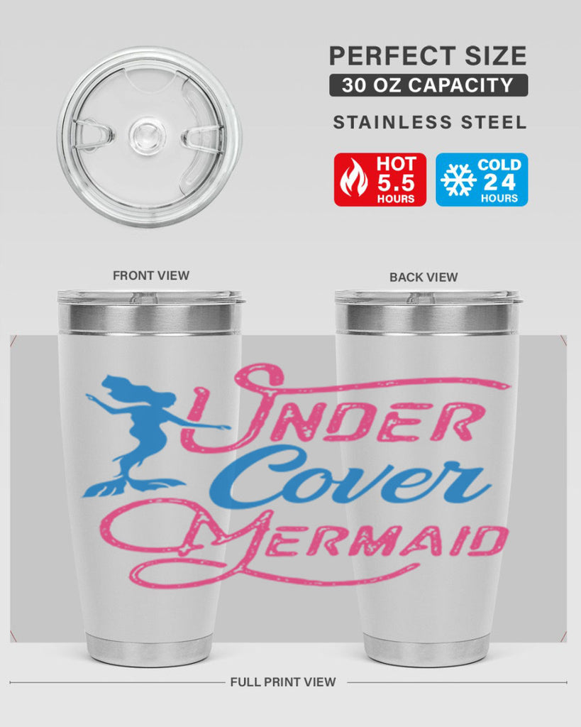 Under Cover Mermaid 640#- mermaid- Tumbler