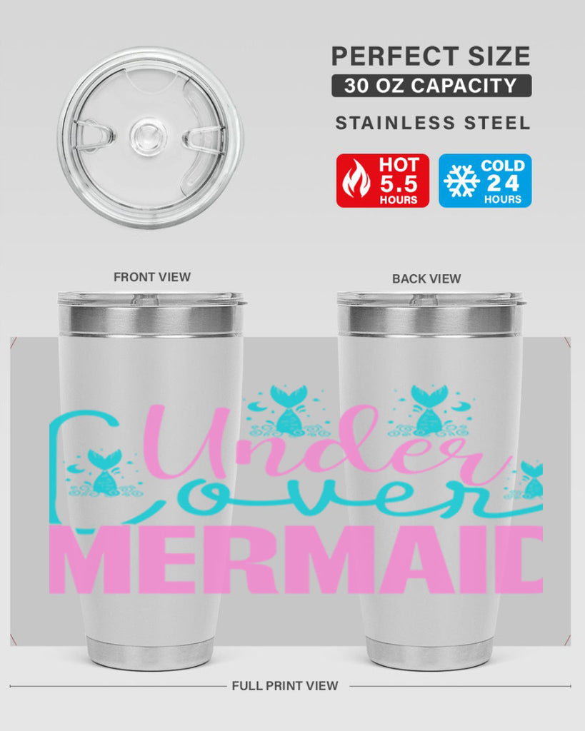 Under Cover Mermaid 643#- mermaid- Tumbler