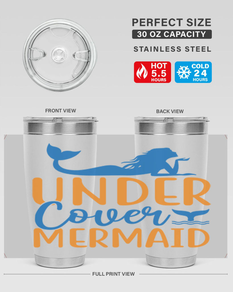 Under Cover Mermaid 644#- mermaid- Tumbler