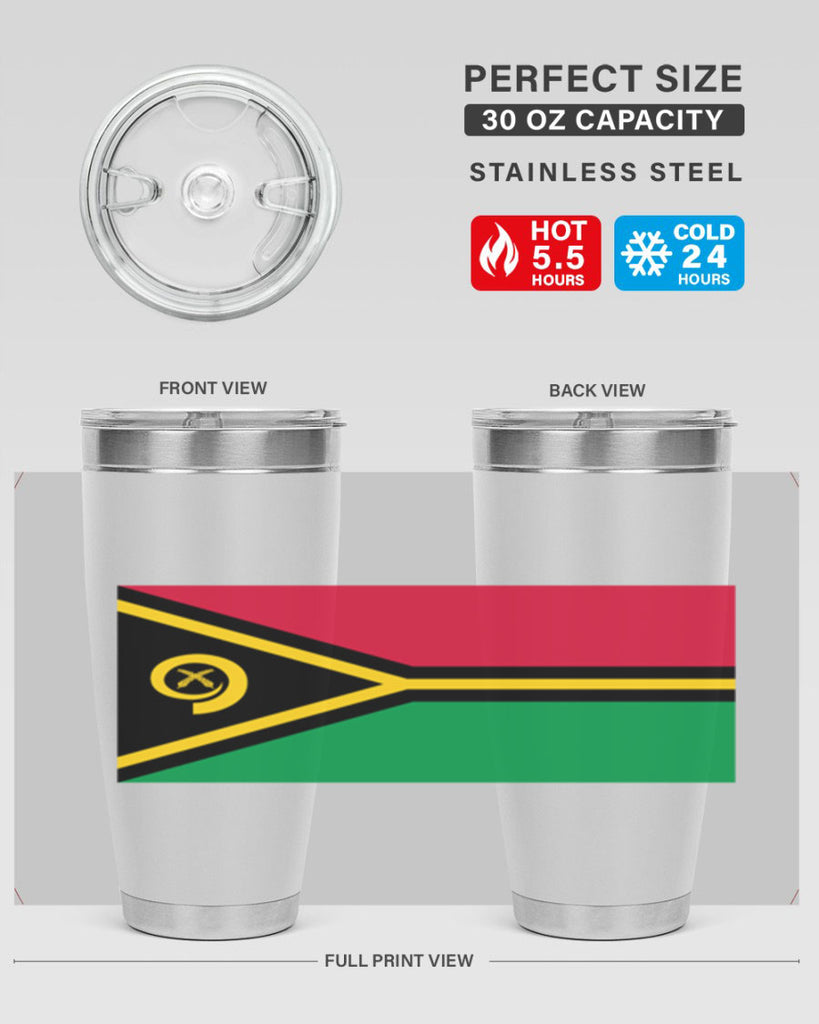 Vanuatu 7#- world flags- Tumbler