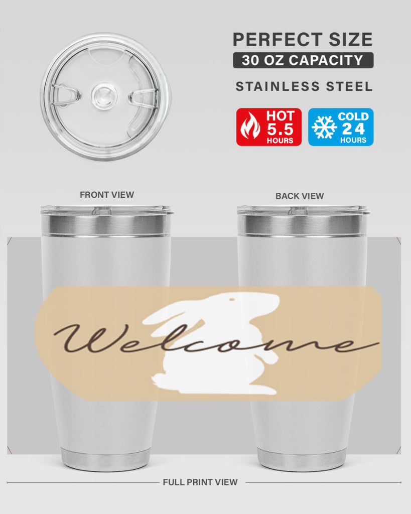 Welcome Bunny569#- spring- Tumbler