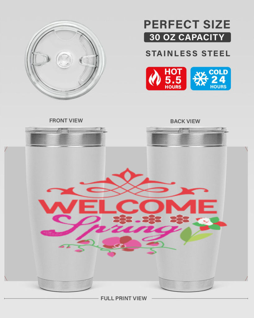 Welcome Spring 580#- spring- Tumbler