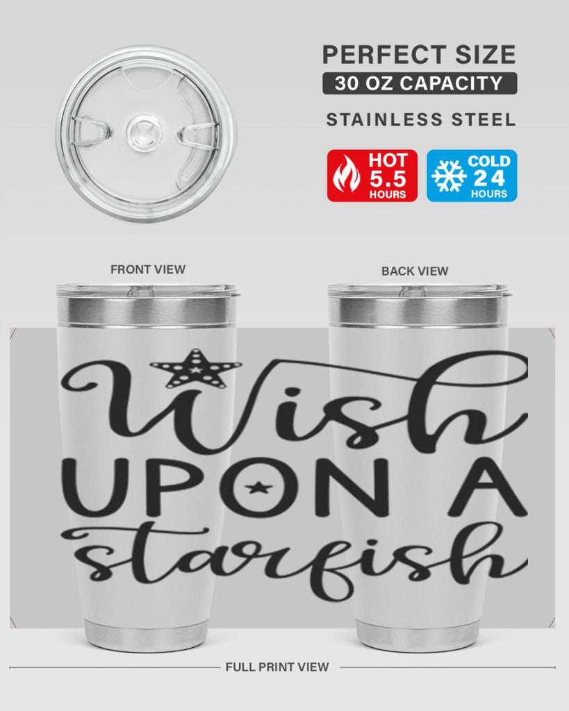 Wish upon a starfish  602#- spring- Tumbler