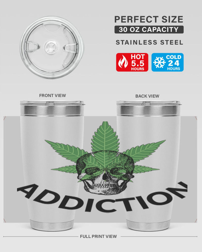 addiction cannabis 7#- marijuana- Tumbler