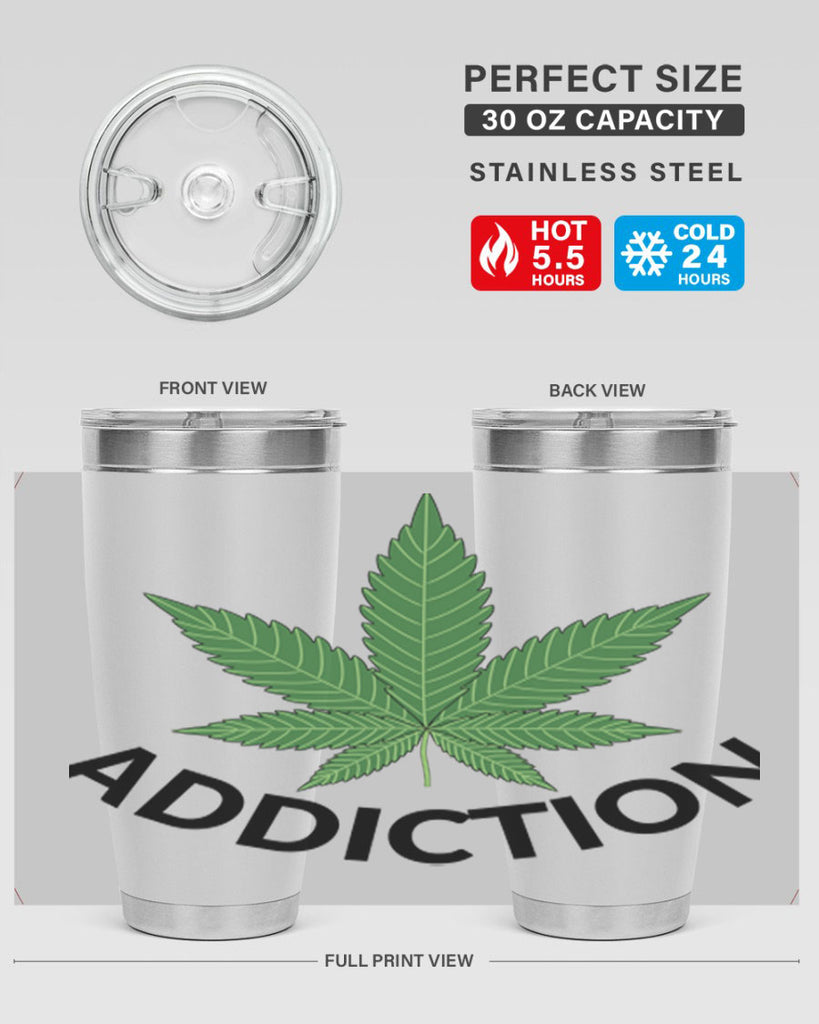 addiction cannabis 8#- marijuana- Tumbler